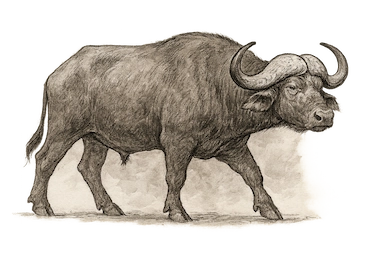 African Buffalo in Kruger