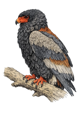bateleur sketch