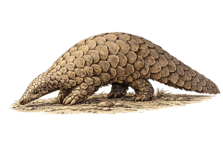 Male and female impala sketch comparison